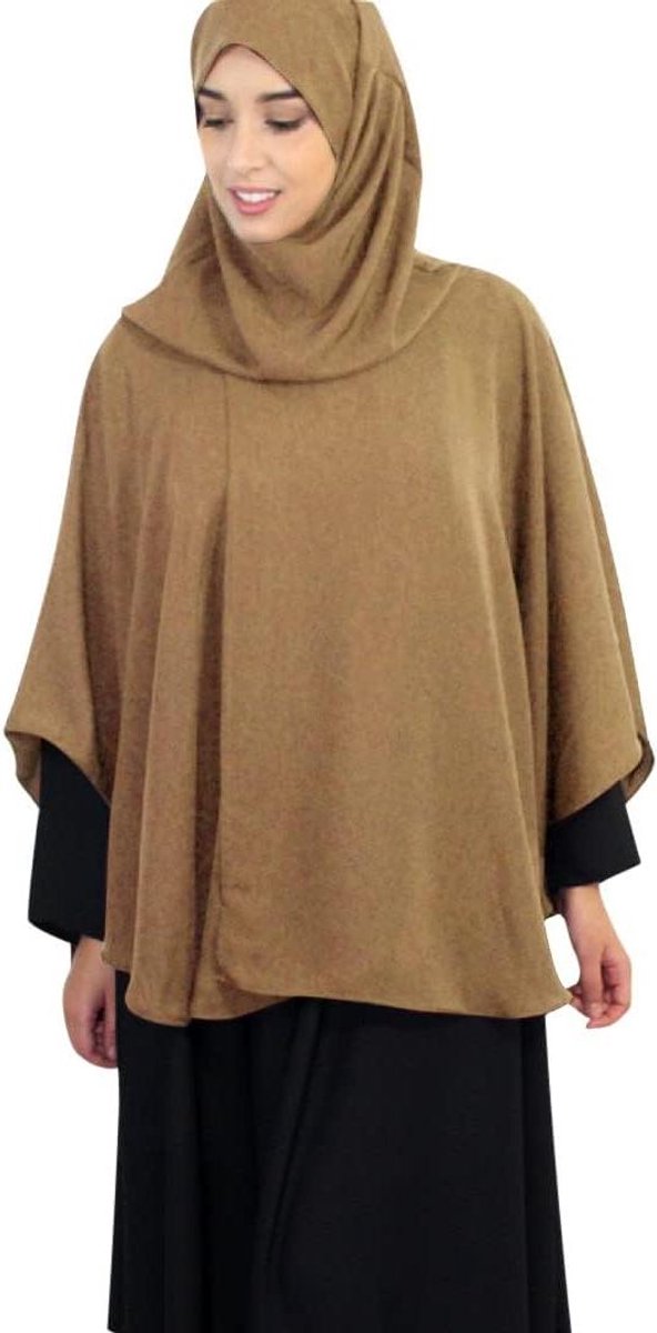 Dames Gebedskleding - Lange Sjaal - Religieuze Gelegenheden - Ademende Stof - 80 cm - Koffie