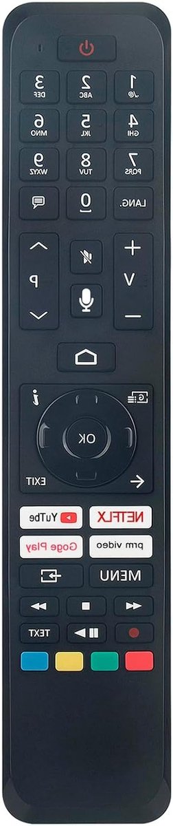 Afstandsbediening voor Toshiba TV's - Compatibel met 58QA4C63DG, 55QA4263DG, 65QA4163DG en meer - Betrouwbare vervangingsoptie voor optimale bediening