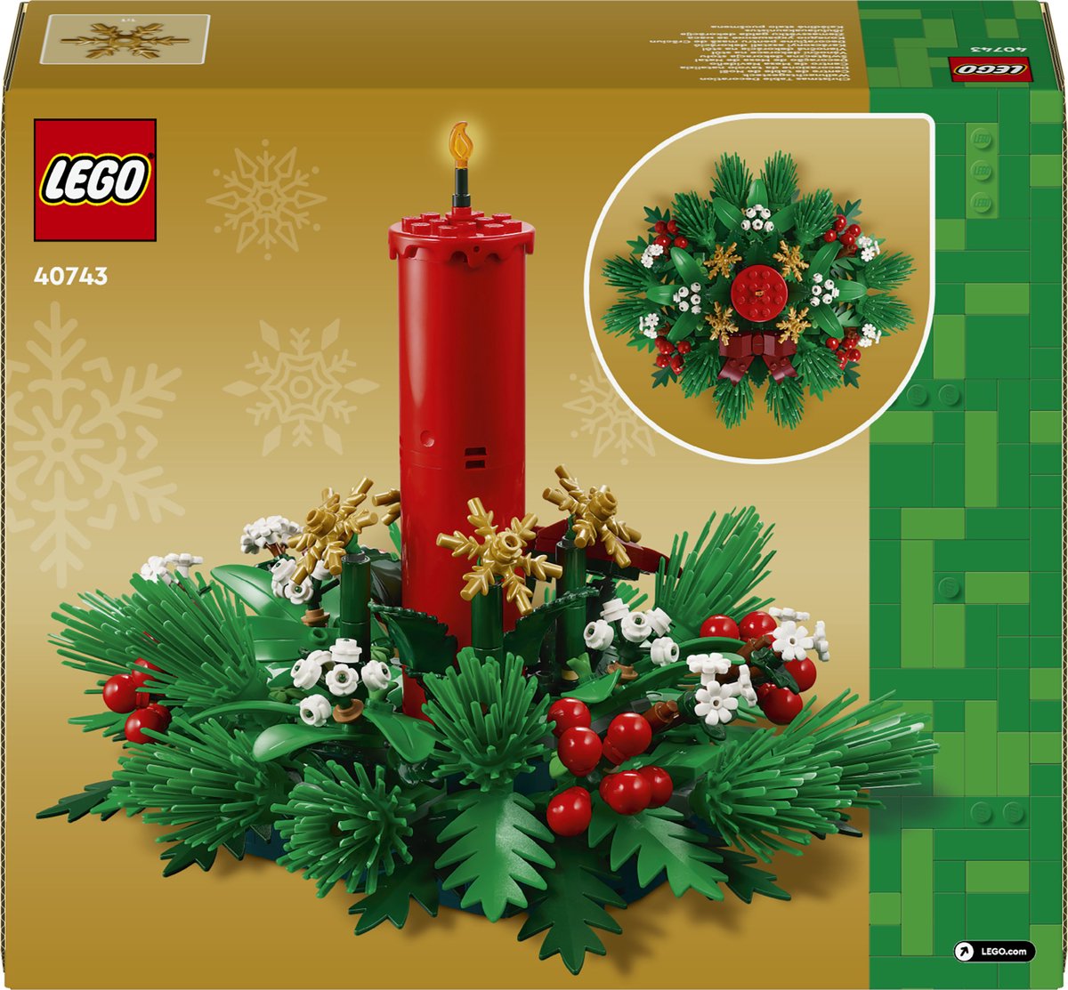 LEGO Icons - Kersttafeldecoratie Constructiespeelgoed thumbnail 3
