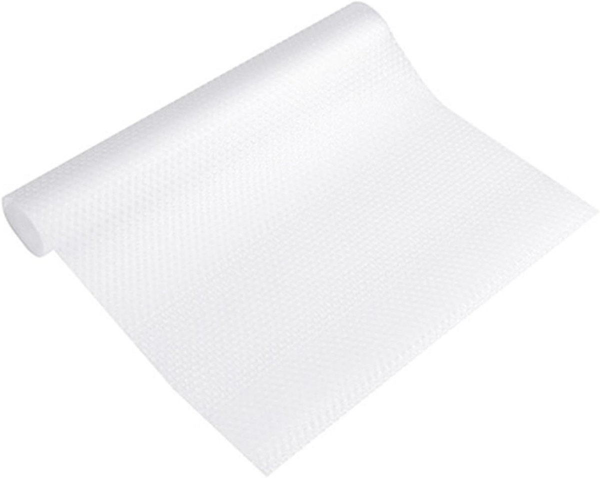 Ladebekleding - Keukenmat - Keuken Organiseren - Antislip Materiaal - 150x30cm - Wit