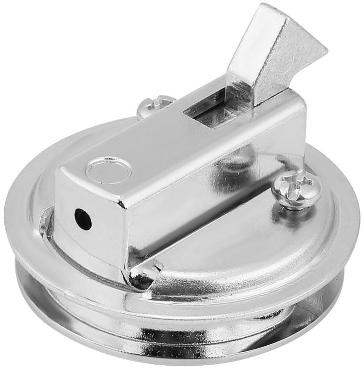 aladdien - Boot Flush Pull Hatch - Handvat - Compact formaat - Zilver - Slam Latch - Geschikt voor marine en RV - 1.8 inch