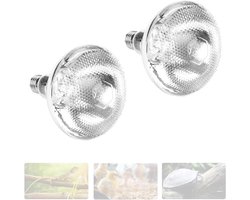 Warmtelamp Reptielen - Kwartslamp - Terrarium Verwarmen - Infrarood Warmte - 250 W - Transparant