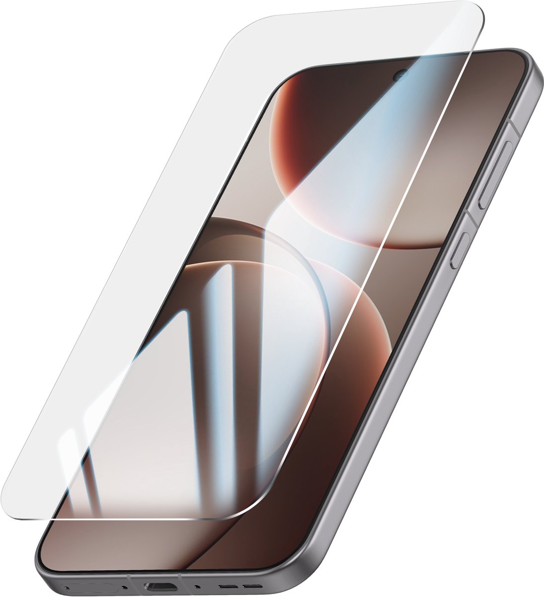 Avizar Screenprotector Geschikt voor Oppo X9 Gehard Glas 9H 2.5D, Transparant