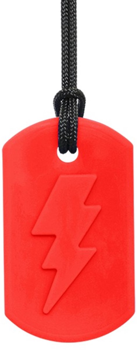 ARK Therapeutic kauwketting speelgoed rood voor kinderen en volwassenen.