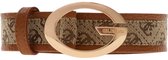 GUESS riem Camden Pant Belt H30 W95 Latte Logo / Cognac bruine
