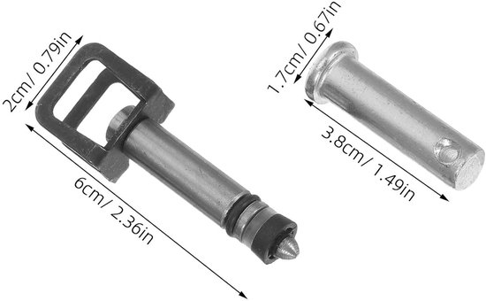 Reparatieset Krik - Pompkern Set - Hydraulisch Onderhoud - Brede Compatibiliteit - 2 Sets - Donkergrijs van Merkloos — afbeelding 2