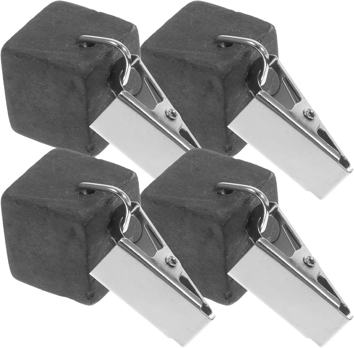 Tafelkleedgewichten Set - Decoratieve Clips - Buiten Tafelen - Windbestendig - 4 Stuks - Zwart