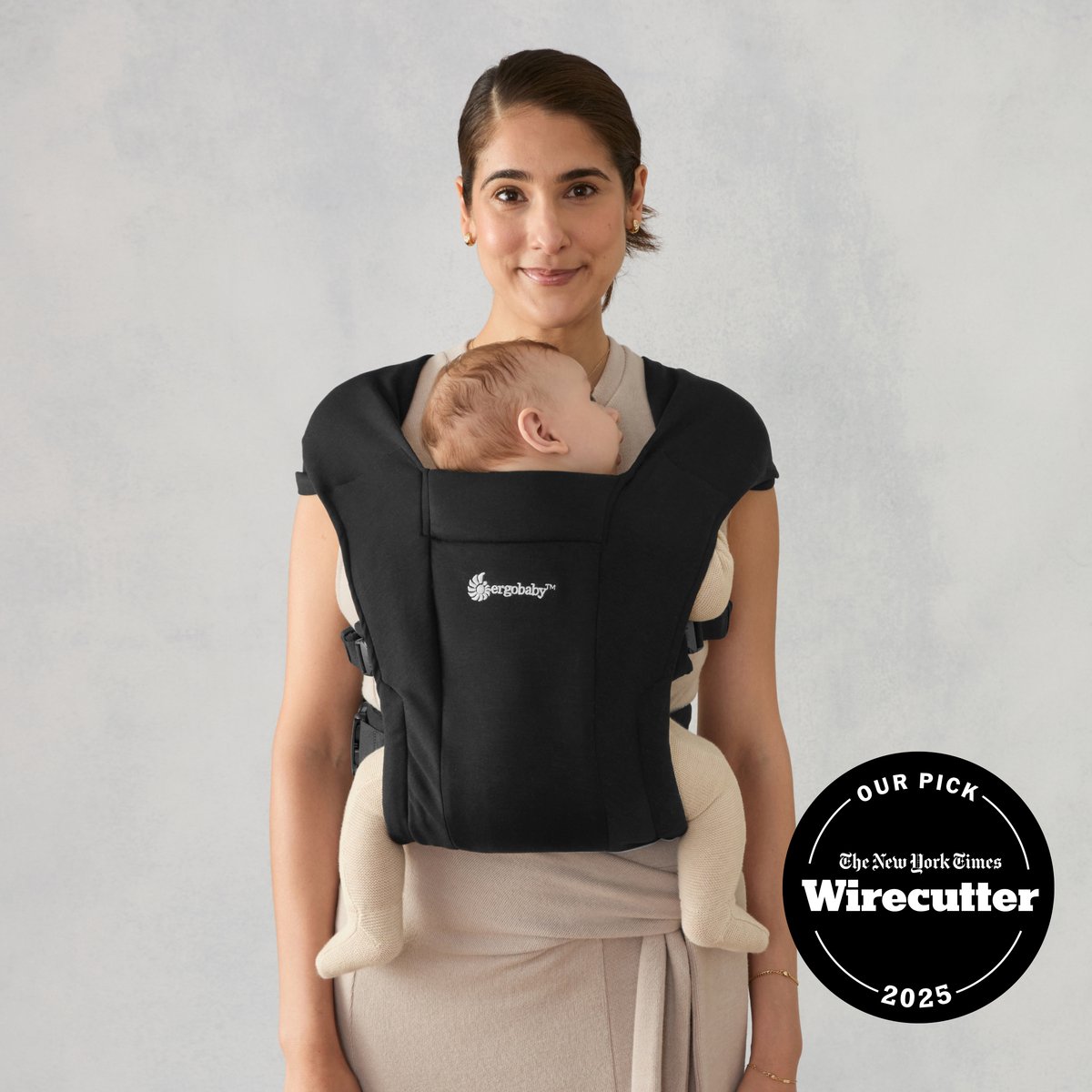 Ergobaby Embrace Draagzak Baby - Pure Black – foto 7