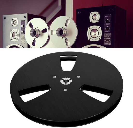 aladdien - Lege Tape Reel - 7 Inch Open Reel - Perfecte Pasvorm - Zwart - Geschikt voor Reel-to-Reel Tapes - 1/4 Inch Tape - Universeel Ontwerp van Aladdien — afbeelding 5