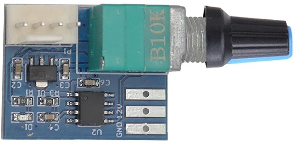 ONF3 - Fan Speed Controller - Ventilator Regeling - Eenvoudig in gebruik - Blauw - Snelheidsregelaar - Ideaal voor computer en ventilatie - ...