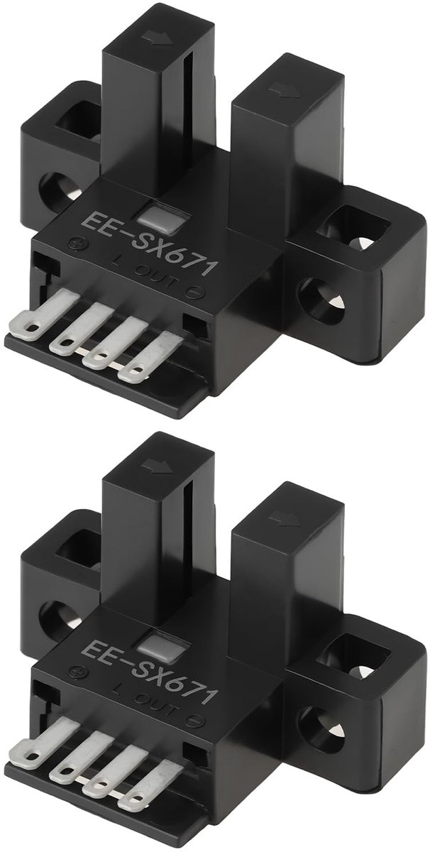 aladdien - U Groove L Type Sensor Schakelaar - 2 Stuks - Betrouwbare werking - DC5-24V - Zwart - Geschikt voor lichtsystemen - Hoogwaardige sensor t..