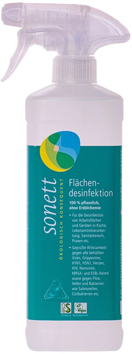 Desinfectiespray 500 ml Spuitfles voor Breed Spectrum Vlakken Desinfectie – Effectief Desinfectiemiddel voor Thuis, Tuinbouw, Kantoor en Openbare Ruimtes
