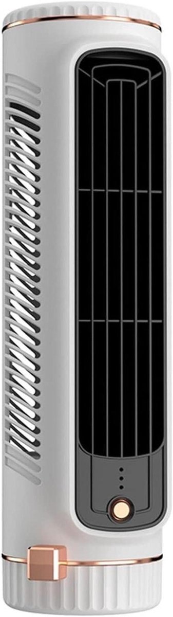 Bladloze Ventilator - Torenventilator Bureau - Luchtcirculatie Creëren - Stil Geluidsniveau - 6x8x27cm - Wit
