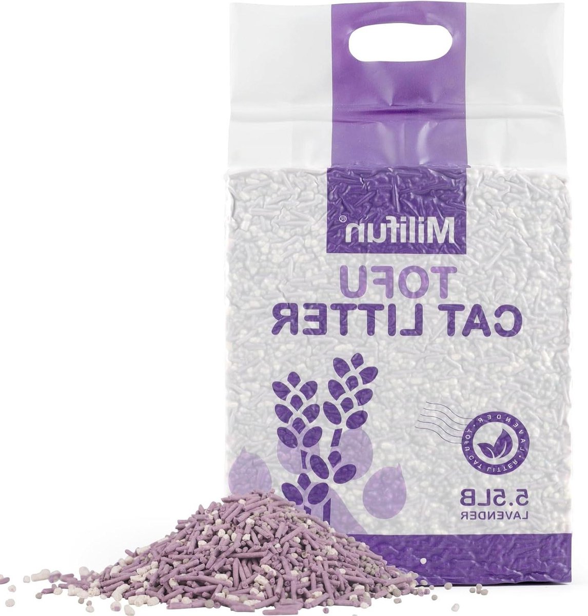 Kattenbakvulling Tofu - Milieuvriendelijk Grit - Geur Neutraliseren - Snelle Klontvorming - 1 Pak - Natuurlijk