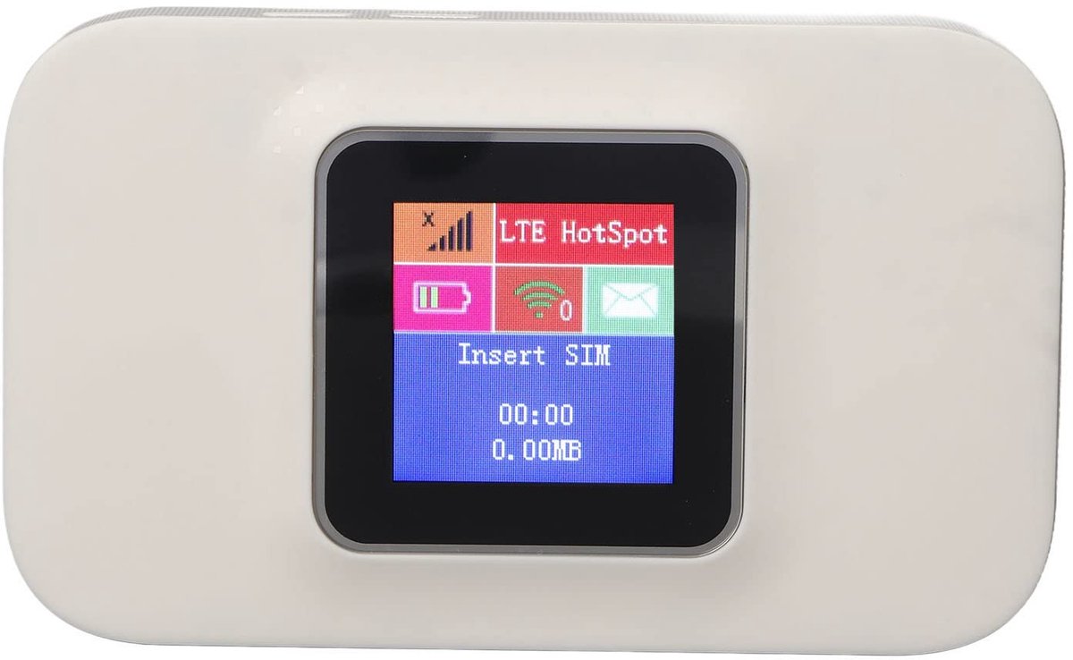 aladdien - Mobiele Hotspot - Draagbare WiFi Router - 300Mbps Snelheid - Pocketformaat - Verbind tot 10 Apparaten - Beveiligd Draadloos Netwerk