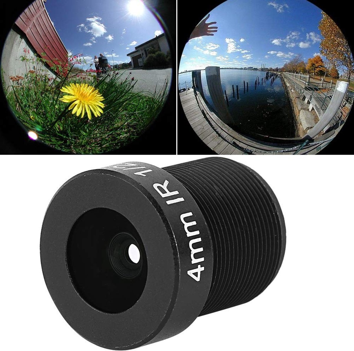 ONF3 4mm - Beveiligingscamera - Ultra High Definition - Lens met Vaste Brandpuntsafstand - 3MP - Geschikt voor Bewakingscamerasysteem - A...