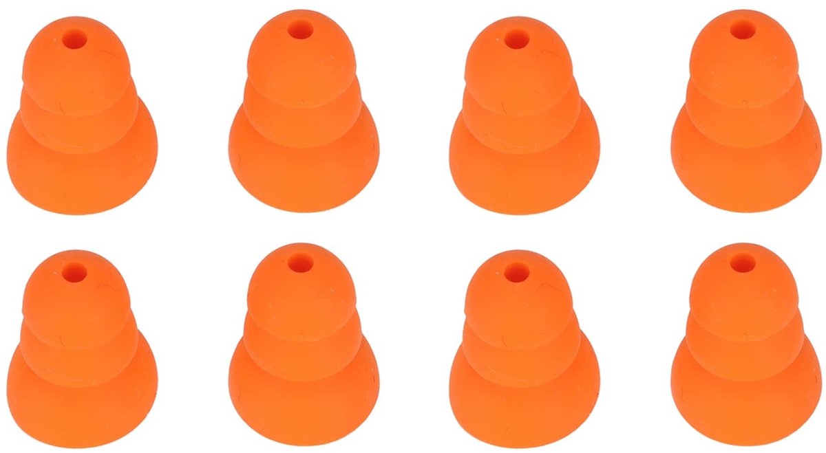 aladdien - Siliconen Oordopjes - Geluidsisolatie - Aangepaste Pasvorm - Comfortabel - 4 Paar - Geschikt voor Shure SE846 SE535 SE215 - Compact