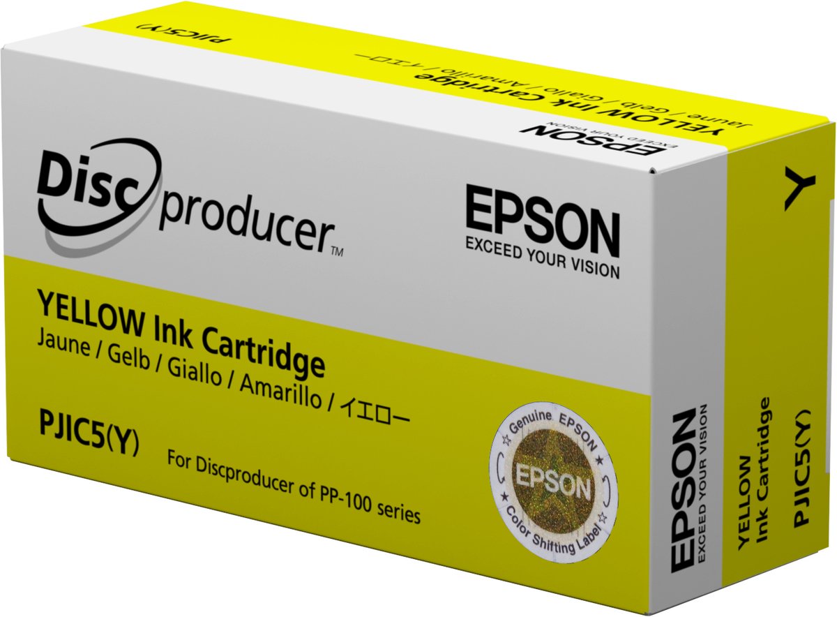 Epson C13S020692 inktcartridge geel - 1 stuk - compatibel