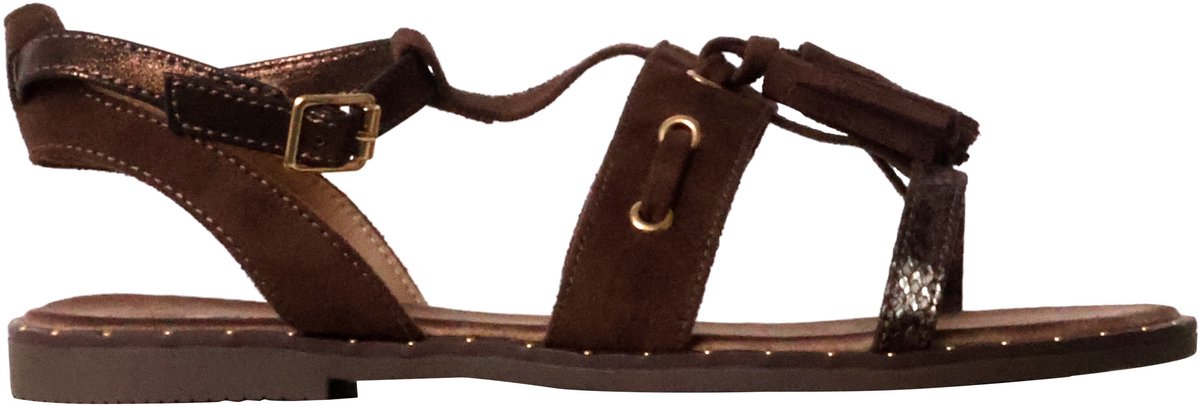 Platte sandalen met bandjes