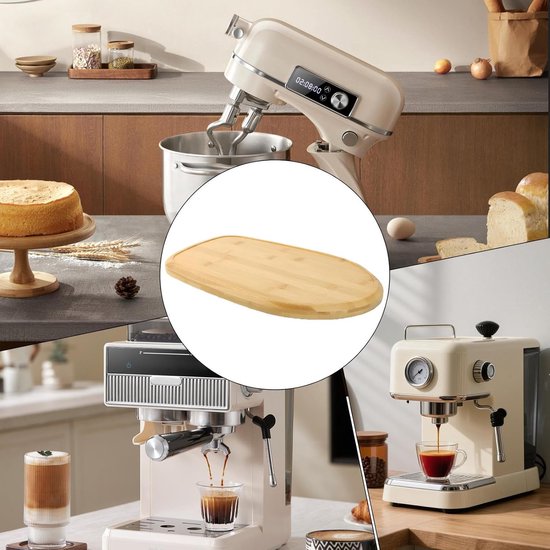 Standmixer Lade - Mengplank - Keukenwerk Stroomlijnen - Antislip Bescherming - 40.6 cm - Houtkleur van Merkloos — afbeelding 2