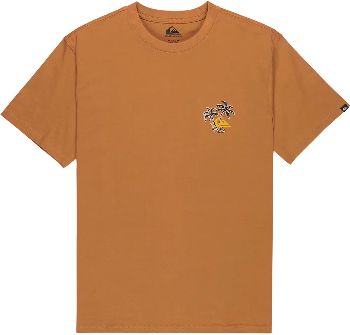 Quiksilver Evo Learning From Nature T-shirt Met Korte Mouwen 2XL Man Bruin