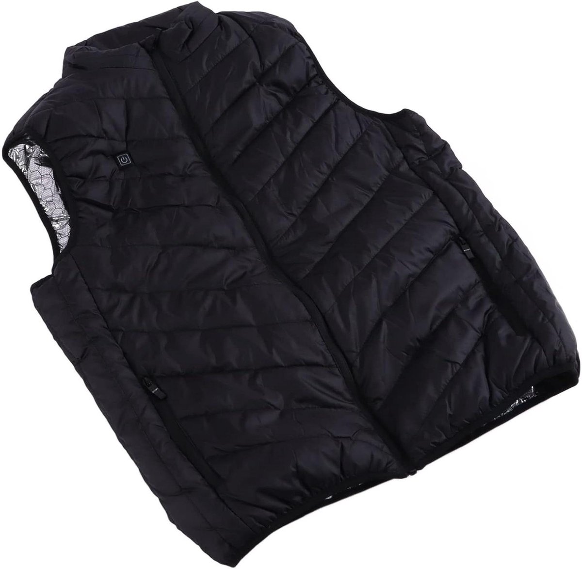 Verwarmd Vest - Elektrisch Vest - Buitenactiviteiten Winter - 4 Verwarmingszones - Wasbaar - Zwart