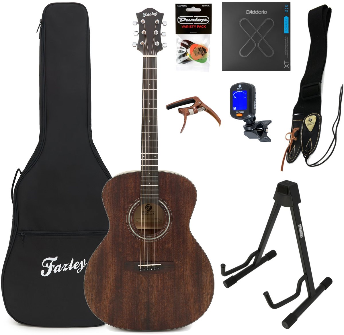 Westerngitaar starterset deluxe Fazley Aravelle