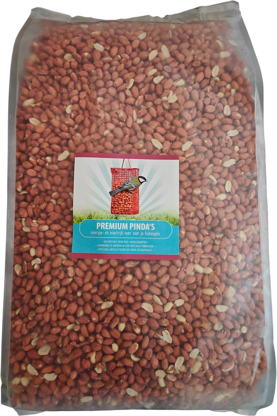 Voerwaarts Gepelde premium pinda's 10kg - Olierijk tuinvogelvoer