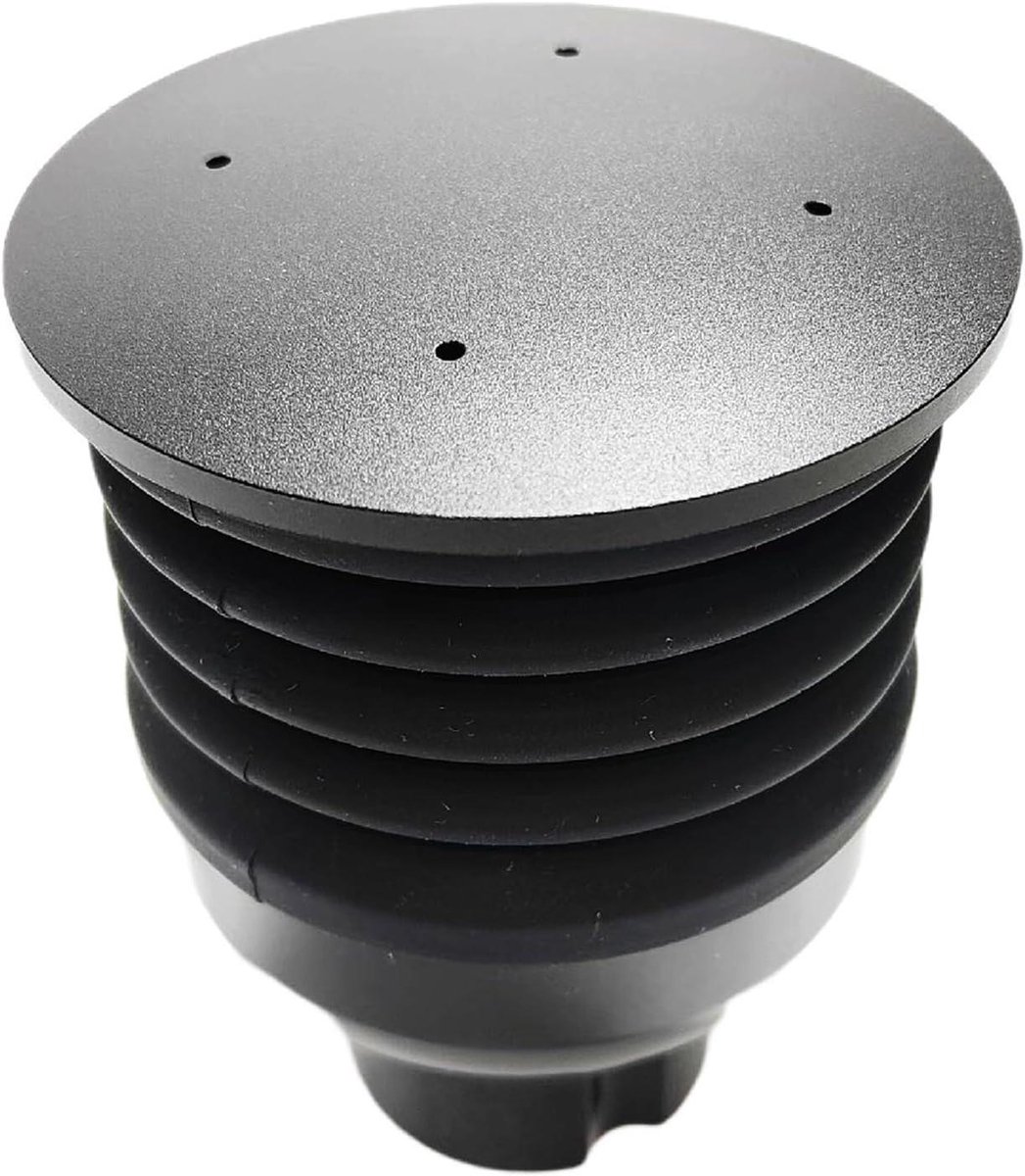 Siliconen Blaasbalg Koffiedik Verzamelaar Koffiemolen Reinigen Luchtstroom Reiniging 84 x 105 mm Zwart