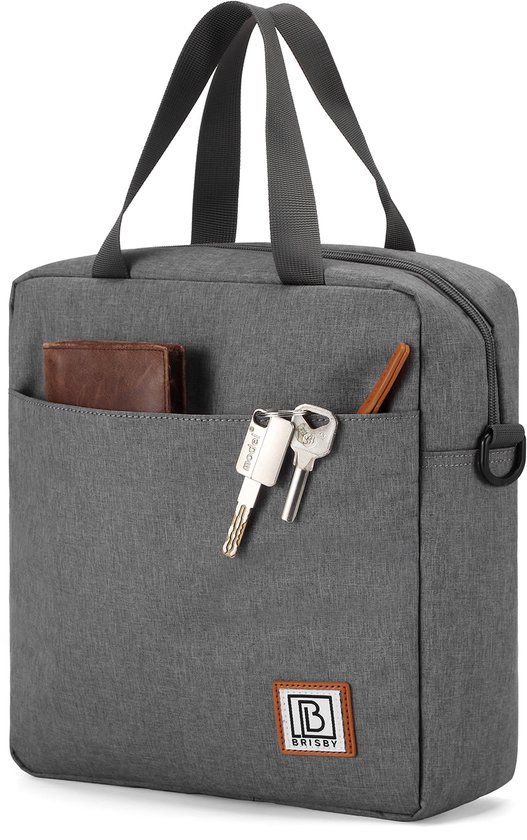 Brisby 4 Laags Geïsoleerde Koeltas - Lunchtas 7 liter - Donkergrijs van Brisby — afbeelding 2