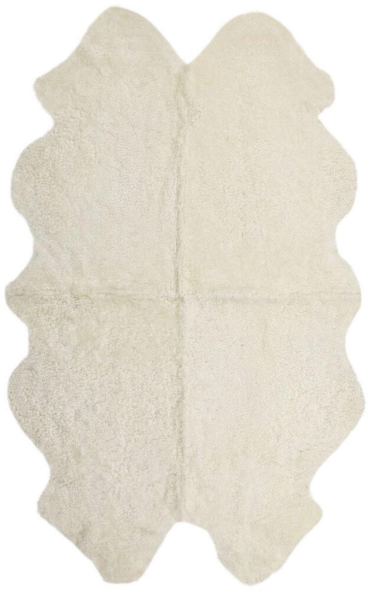 Sheepskin House - Vierdubbele Nieuw-Zeelandse Schapenvacht - Curly Kortharig â€“ 170x110 cm