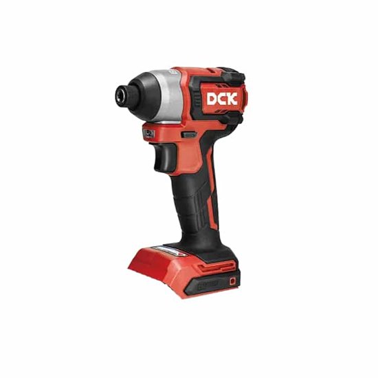 Accu slagschroevendraaier DCK KDPL165(Z) 20V brushless 165 Nm compact 1/4 inch bit LED lamp
