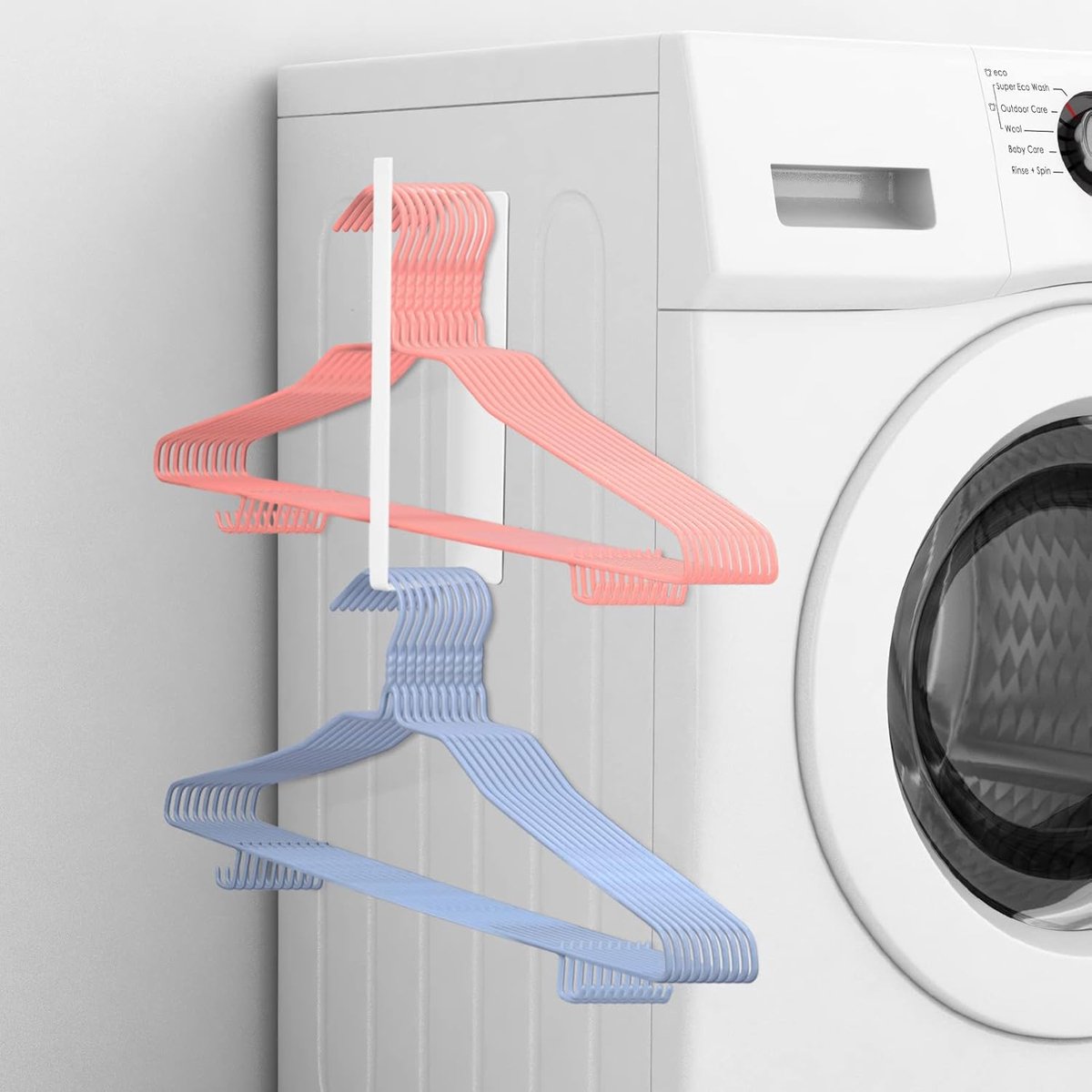 Magnetische Kledinghanger Opbergrek - Ruimtebesparende Ophangbak voor Wasmachinekast