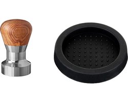 Ergonomische Koffietamper met RVS Basis voor Perfecte Espresso