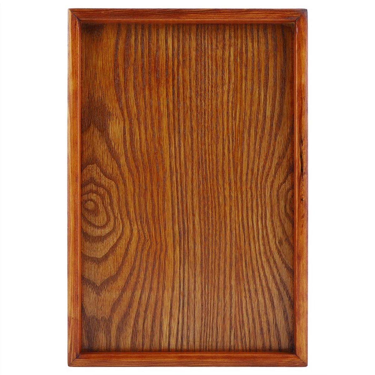 aladdien - Houten theeblad - Traditioneel Chinees Japans - 30 x 20 cm - Perfect voor koffie en thee - Ideaal voor restaurants en thuis