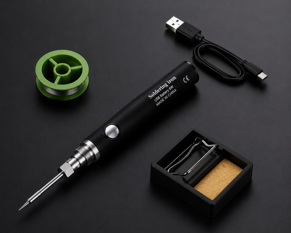 Draadloze soldeerbout kit - oplaadbaar - draagbaar - elektrisch soldeerpistool - 3 temperatuuraanpassing - soldeerlasgereedschap kit - reparatie huishoudelijke apparaten - elektronische componenten soldeerbouten – foto 5