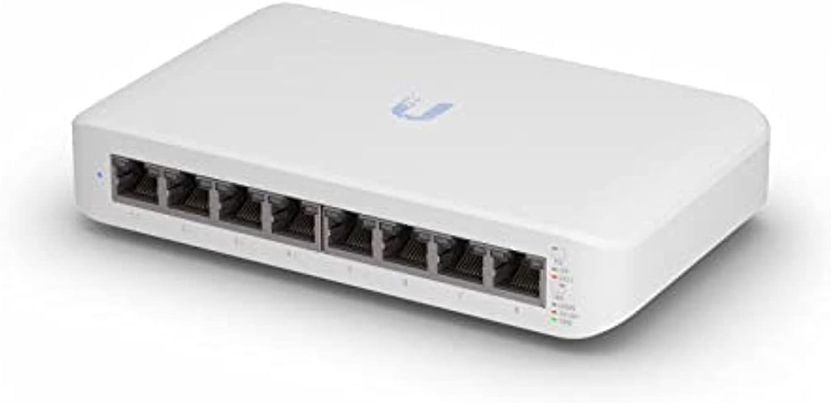 Netwerk Switch - Gigabit PoE+ - Netwerk Uitbreiden - 4 PoE Poorten - 8 Poorten - Zwart