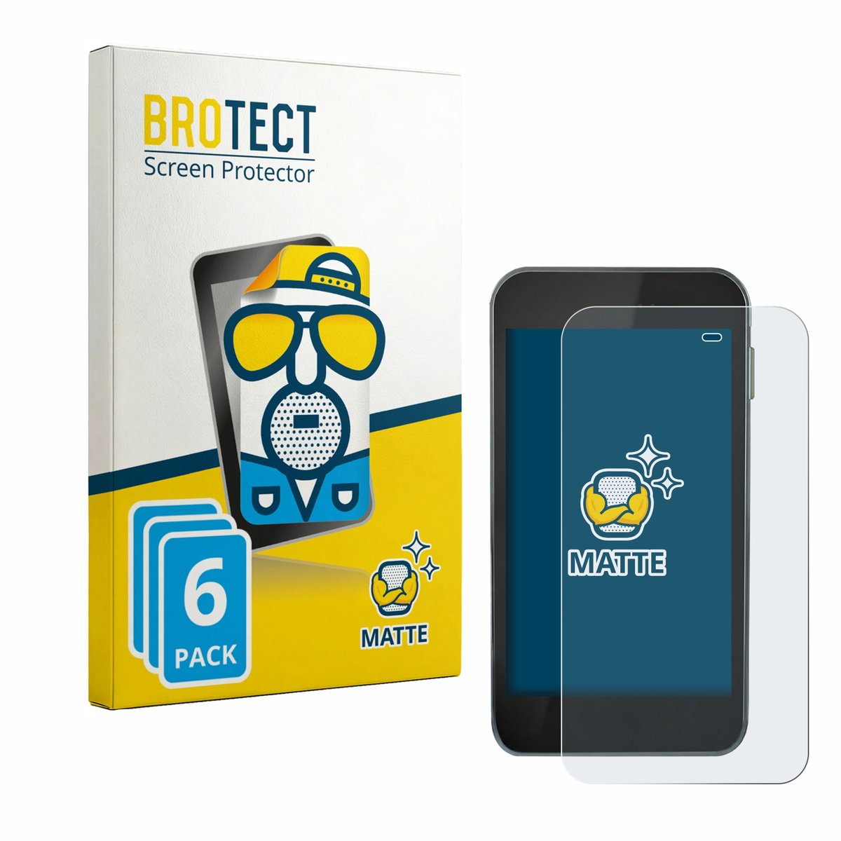 BROTECT - Screenprotector voor Equil Patch 200U - Folie Beschermfolie matte 6 Stuks