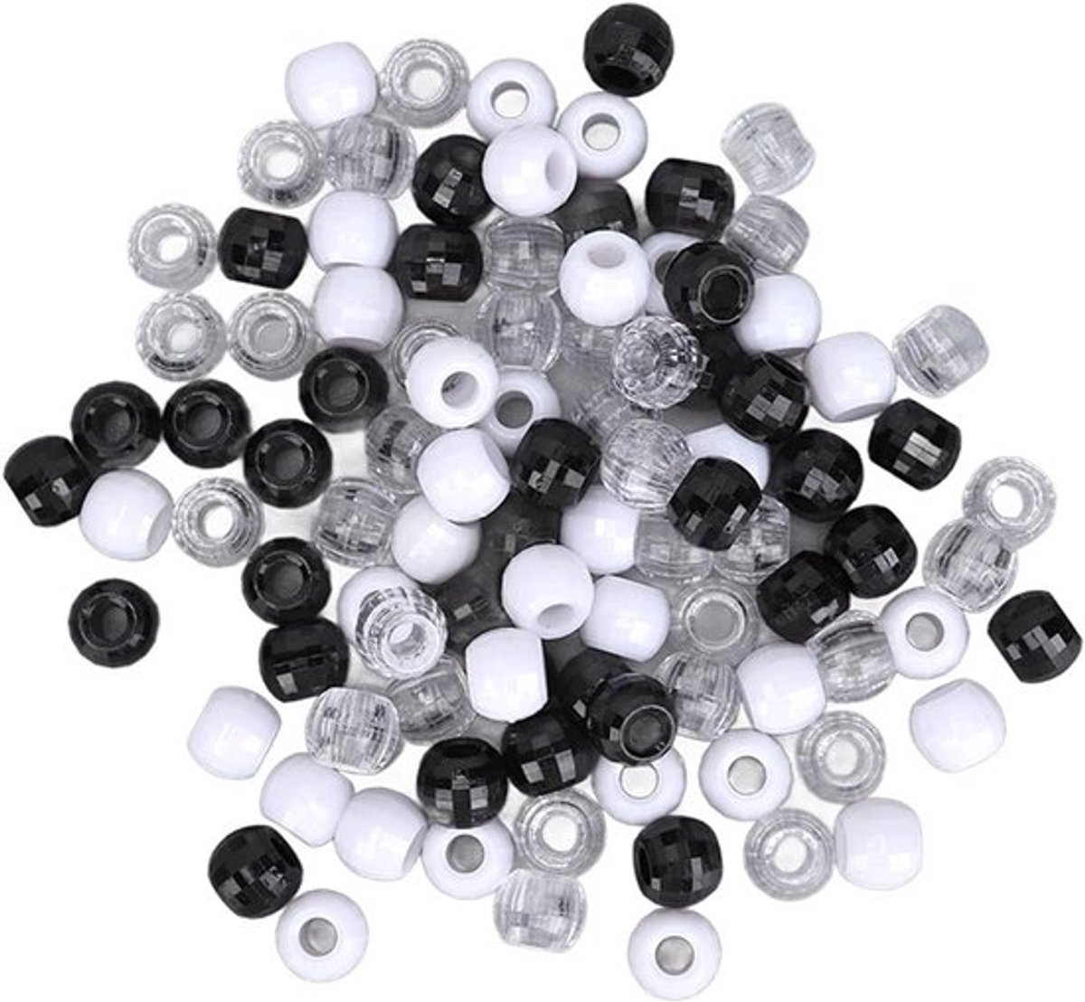 Plastic Transparante Haarkralen voor DIY Haar Vlechten en Ornamenten
