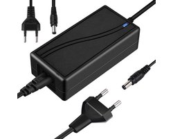 Voeding AC-DC adapter 12V 6A voor LED-lampen en monitoren 72W – Euro stekker 5.5 × 2.5/2.1mm.