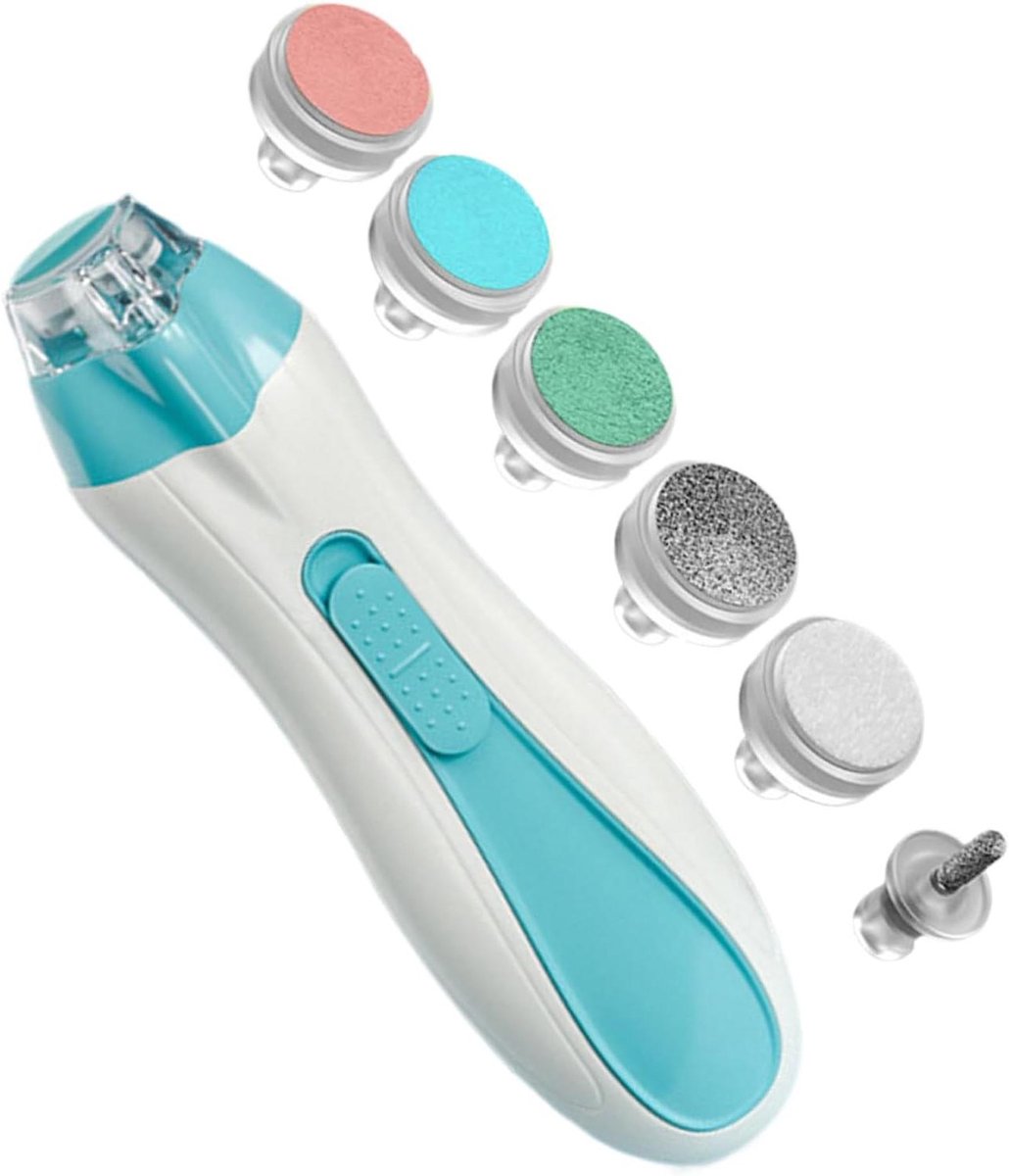 Elektrische nageltrimmer baby - Nagelslijper trimmer - Veilige babyverzorging - Anti-knijp mechanisme - 137 cm lang - Wit