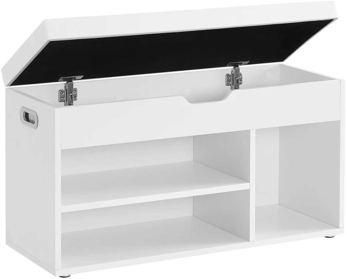 Schoenenbank - uJOY - Voor 6 tot 8 paar schoenen - Comfortabel zitkussen - Modern en compact ontwerp - Stevige constructie -