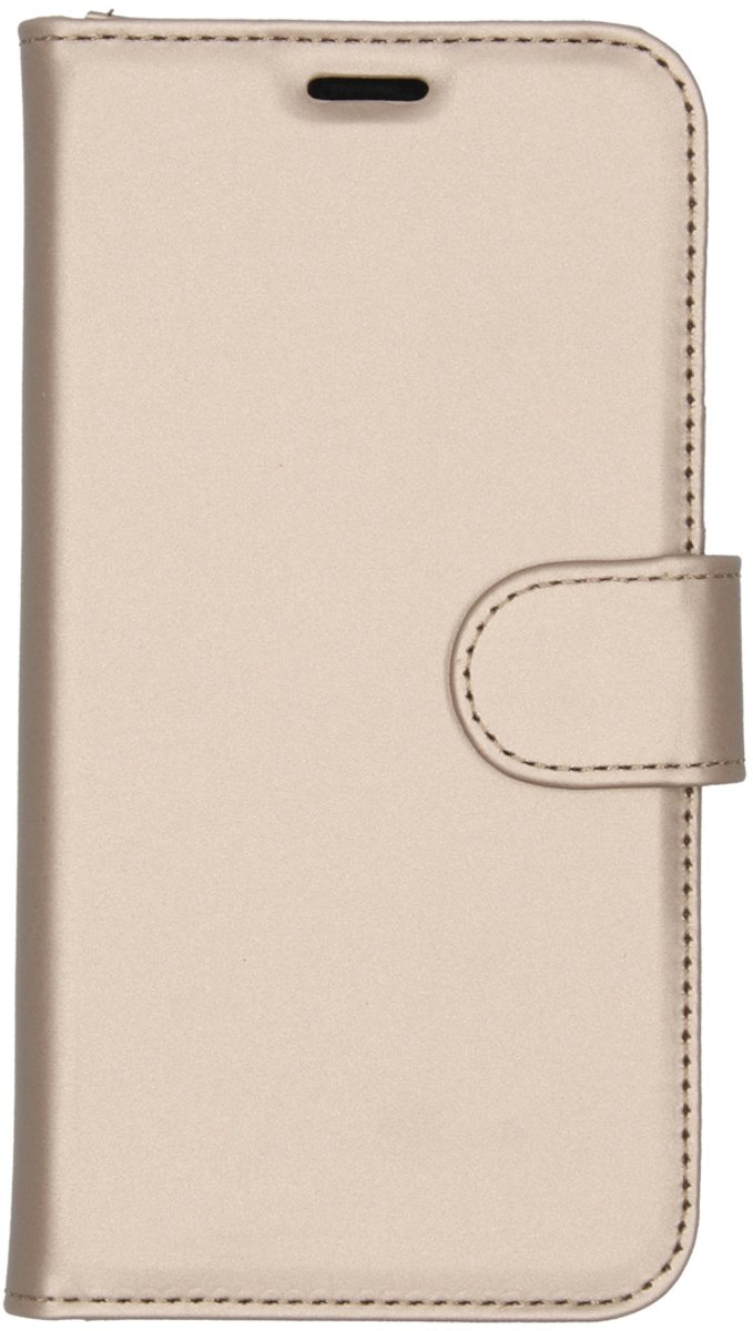 Accezz Hoesje - Geschikt voor Apple iPhone 11 Pro - Wallet Softcase Bookcase - Goud