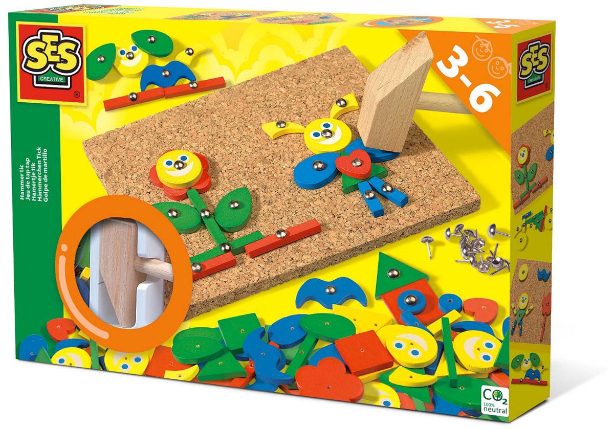 SES Creative - Hamertje Tik - Fantasie - Kinderspeelgoed - Knutselen - Montessori Speelgoed - Vanaf 3 jaar — afbeelding 8