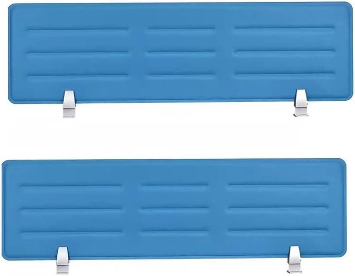 Bureau Privacy Divider - Bureau Paneel - Werkplek Afschermen - Geluidsreducerend - 40x30CM - Blauw