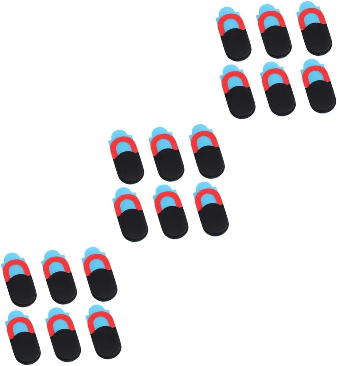 Webcam Covers - Privacy Stickers - Digitale Veiligheid - Universele Pasvorm - 18 Stuks - Zwart