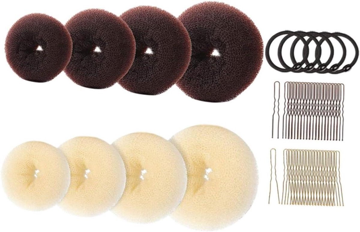Haaraccessoires Set - Knotjes Maker - Kapsels Maken - Snel en Gemakkelijk - 6 x 6 x 2 cm