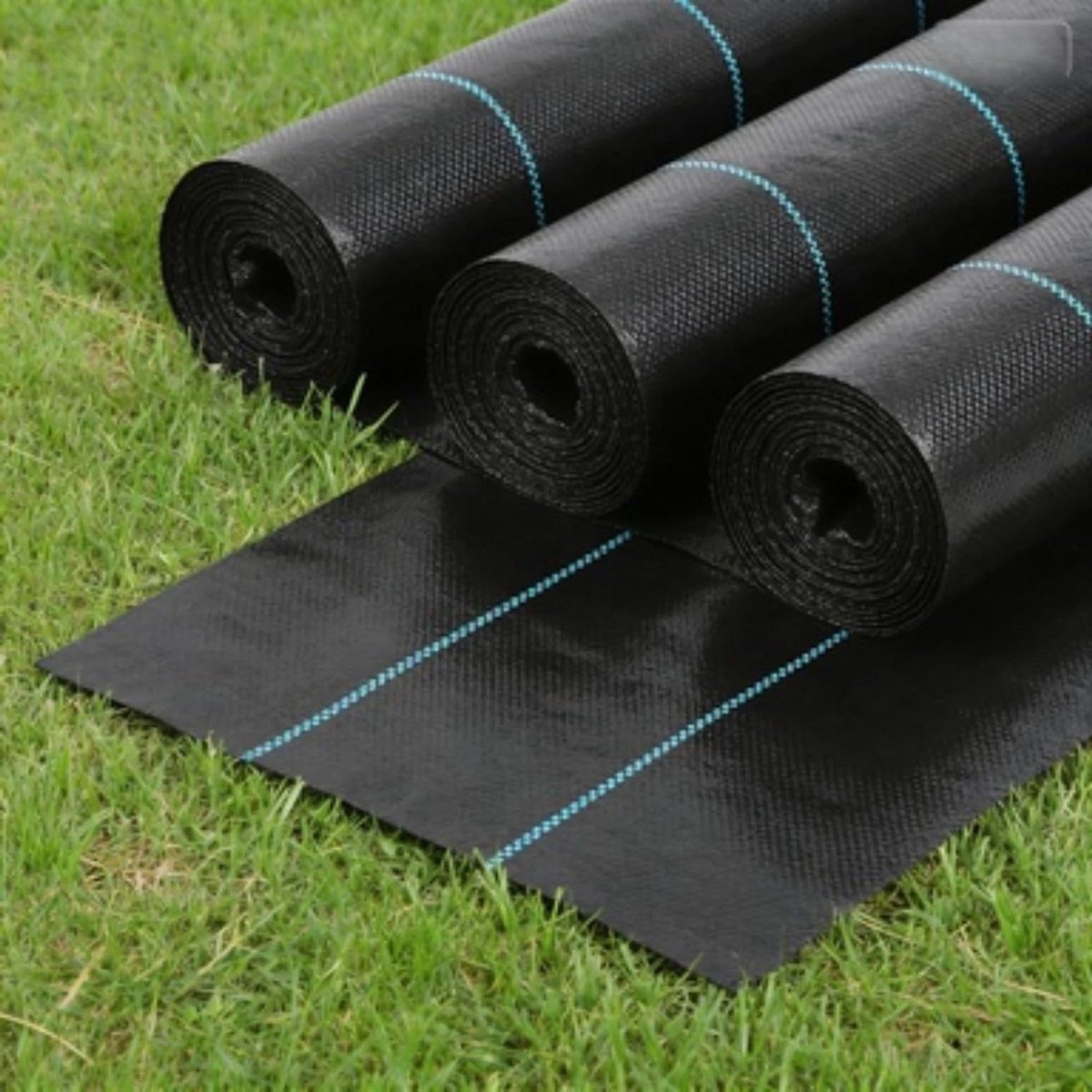 Onkruidwerend Membraan - Bodemdoek Bodembedekker - Onkruid Vrij Houden - UV-gestabiliseerd Ademend - 2x15m - Zwart