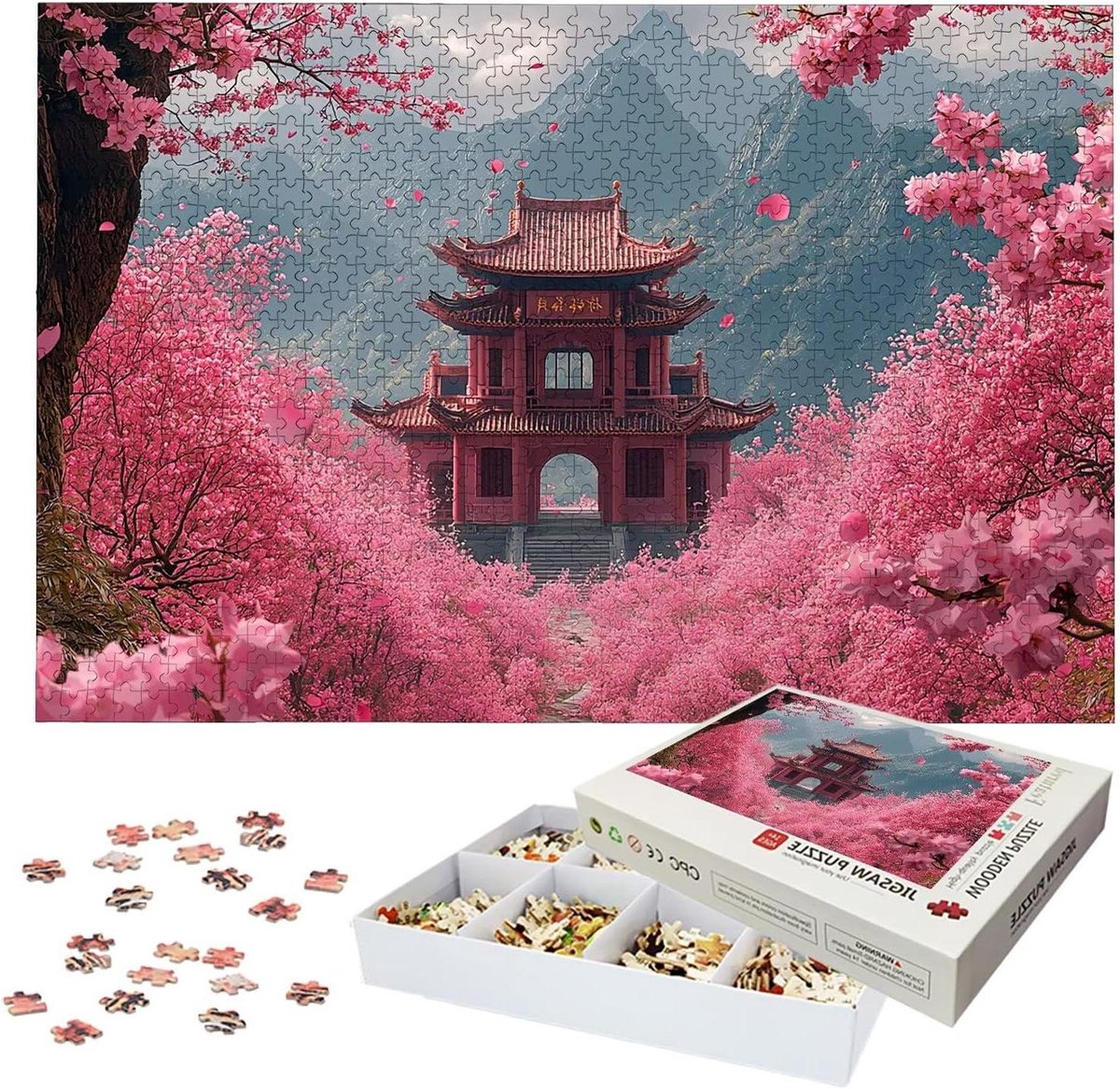 Puzzel 3000 Stukjes - Legpuzzel Volwassenen - Ontspannende Hobby - Houten Materiaal - 122 x 81 cm - Meerkleurig