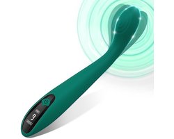 IVY LUX G-Spot Vibrator – Vibrator voor Vrouwen met LCD-scherm – 9 Vibratiestanden – Fluisterstil & 100% Waterdicht – Magnetisch Oplaadbaar – Siliconen – Groen
